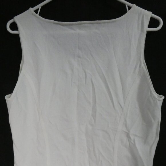 ALFANI PETITE | large | Textured White Sleeveless Tank Top | GUC - Picture 11 of 15